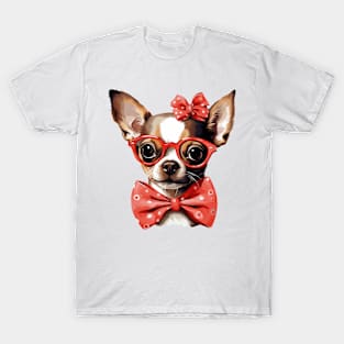 Fancy Chihuahua Dog T-Shirt